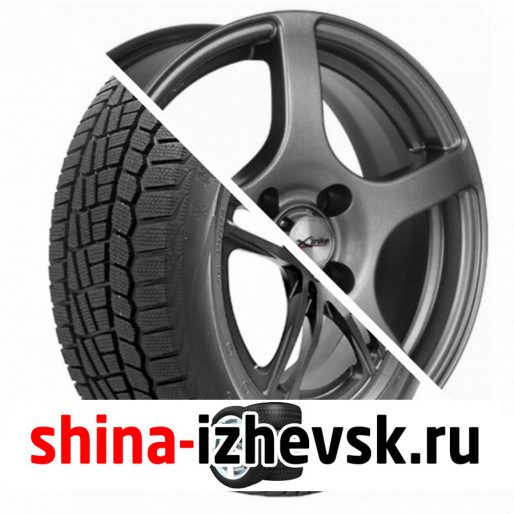 Колесо в сборе Viatti Brina зима (V-521) 185/65 R15 T 88 + X-trike X118 6xR15 4×100 ET45 DIA54.1 Темно-серебристый в Ижевске